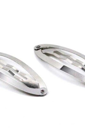 100 Adet 7 cm Nikel Kaplama Çıt Çıt Toka Gümüş Renk