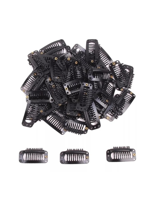 100 Adet Mini Çıt Çıt Toka, Toka Aparatı, Postiş Tokası, Saçsız Bebek Tokası