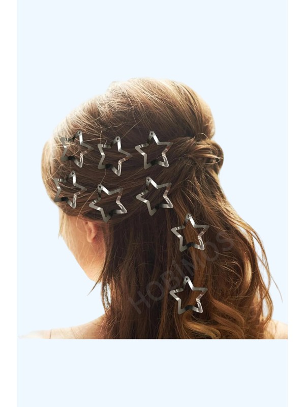 50 Adet 3 cm Yıldız Çıt Çıt Toka Yerli Üretim 1. Kalite