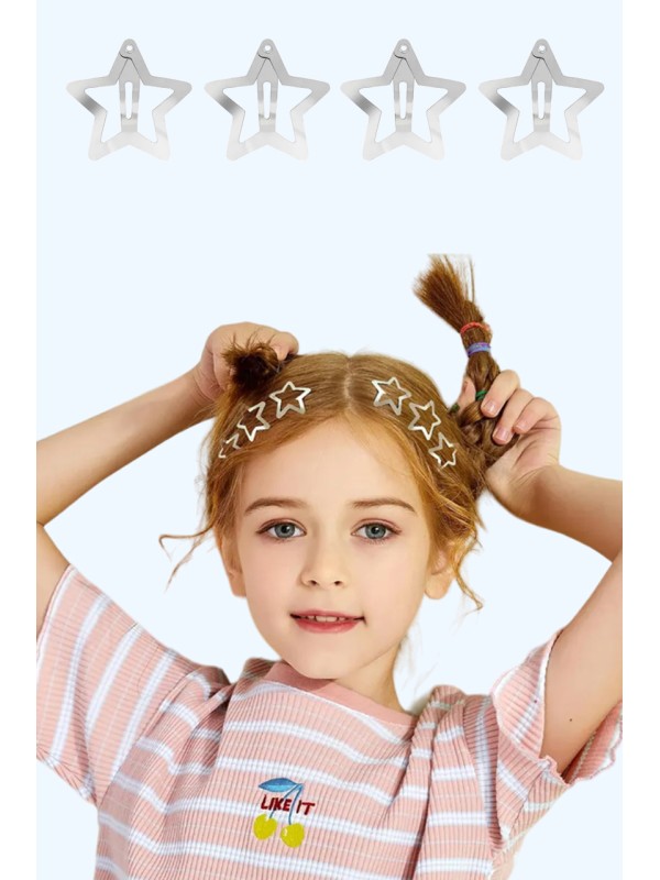 50 Adet 3 cm Yıldız Çıt Çıt Toka Yerli Üretim 1. Kalite