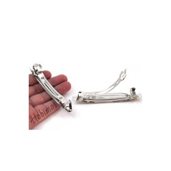 10 Adet 10 cm 1. Sınıf Yerli Üretim Nikel Kaplama Otomatik Saç Tokası