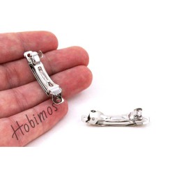 10 Adet 4 cm 1. Sınıf Yerli Üretim Nikel Kaplama Otomatik Saç Tokası