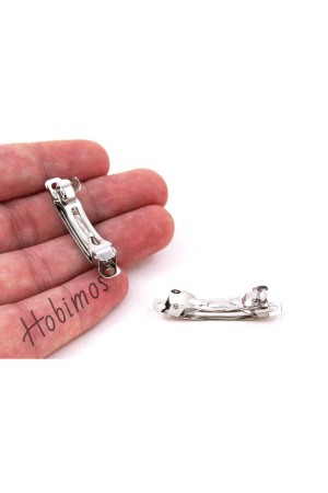 10 Adet 4 cm 1. Sınıf Yerli Üretim Nikel Kaplama Otomatik Saç Tokası