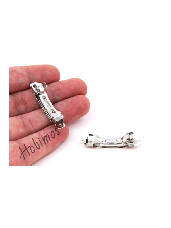 50 Adet 4 cm 1. Sınıf Yerli Üretim Nikel Kaplama Otomatik Saç Tokası