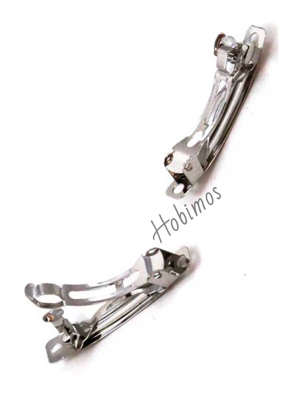 50 Adet 4 cm 1. Sınıf Yerli Üretim Nikel Kaplama Otomatik Saç Tokası