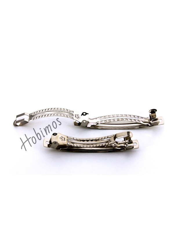 10 Adet 8 cm 1. Sınıf Yerli Üretim Nikel Kaplama Otomatik Saç Tokası